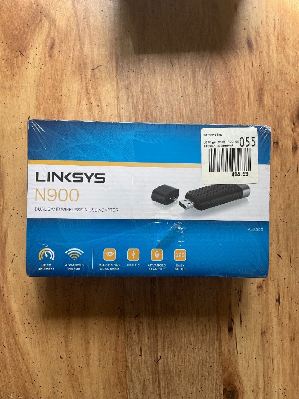 Linksys N900 Dual Band Wireless-N USB Adapter